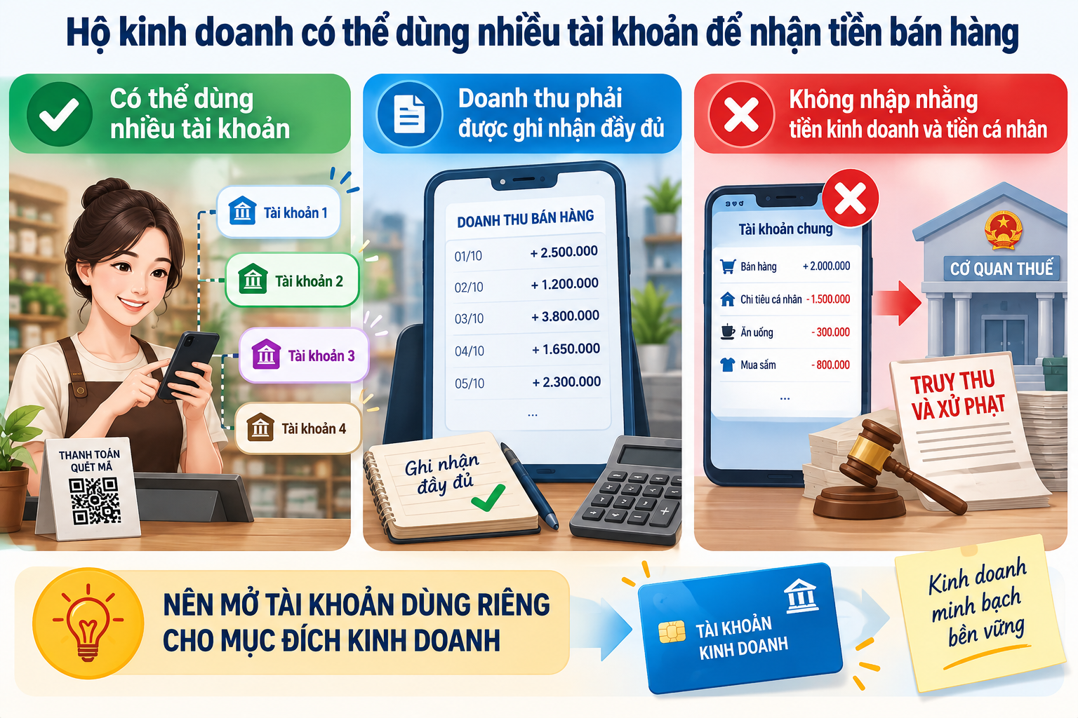 Tài khoản loa ‘ting ting’: không nên nhập nhằng tiền chung - tiền riêng - Ảnh 1.