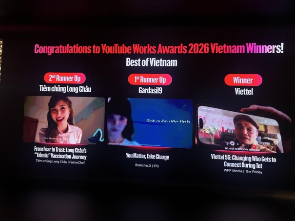 Long Châu giành giải Top 3 “Best of Vietnam” tại YouTube Works Awards Vietnam 2026 - Ảnh 4.