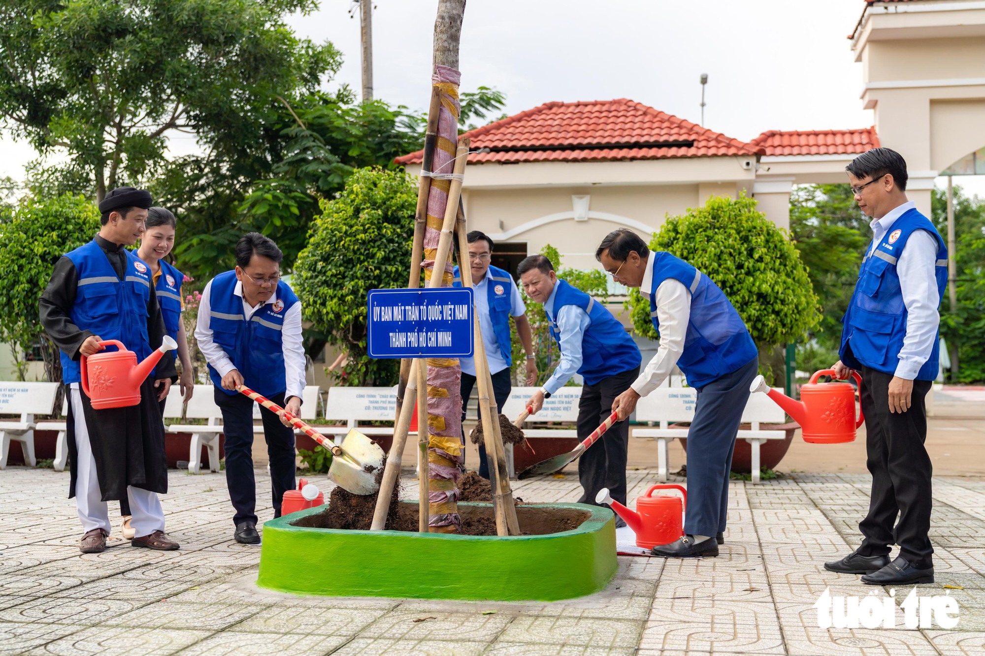 Cần Giờ có vườn thuốc nam vừa là lớp học xanh, vừa chăm sóc sức khỏe cộng đồng - Ảnh 3.