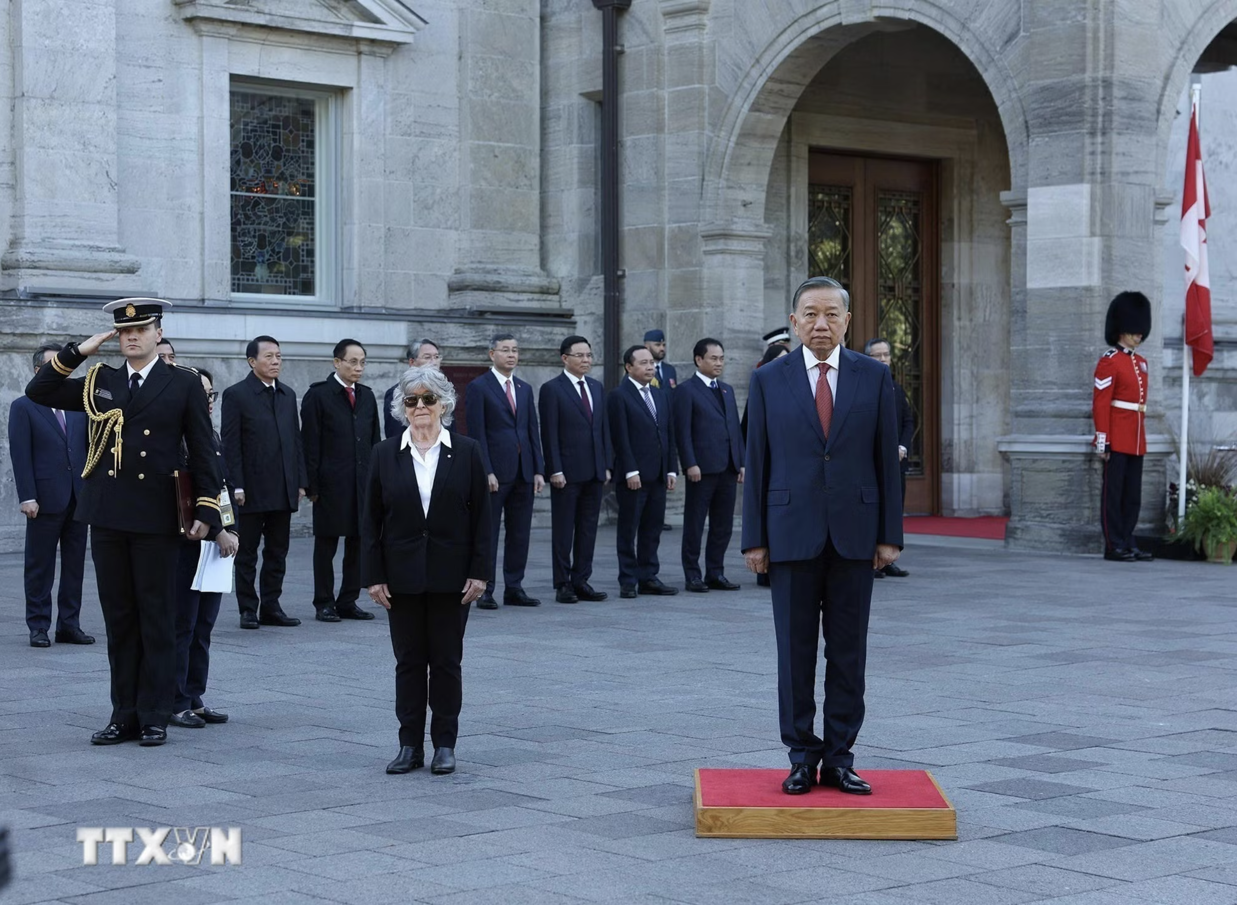 Kỵ binh Canada hộ tống Tổng Bí thư, Chủ tịch nước Tô Lâm tại lễ đón trọng thể - Ảnh 5.