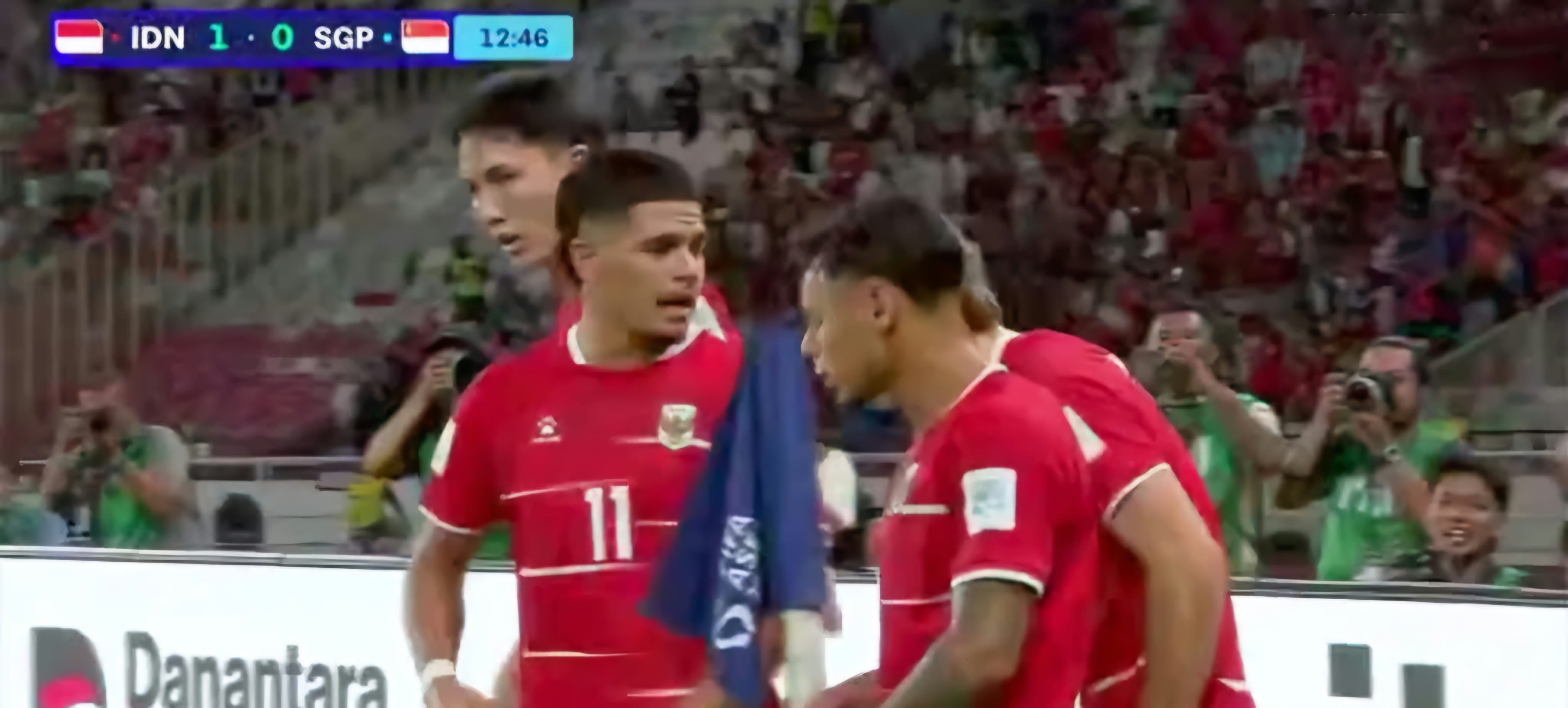 Indonesia - Singapore (hết hiệp 1) 1-0: Singapore chưa có nổi 1 cú sút - Ảnh 1.
