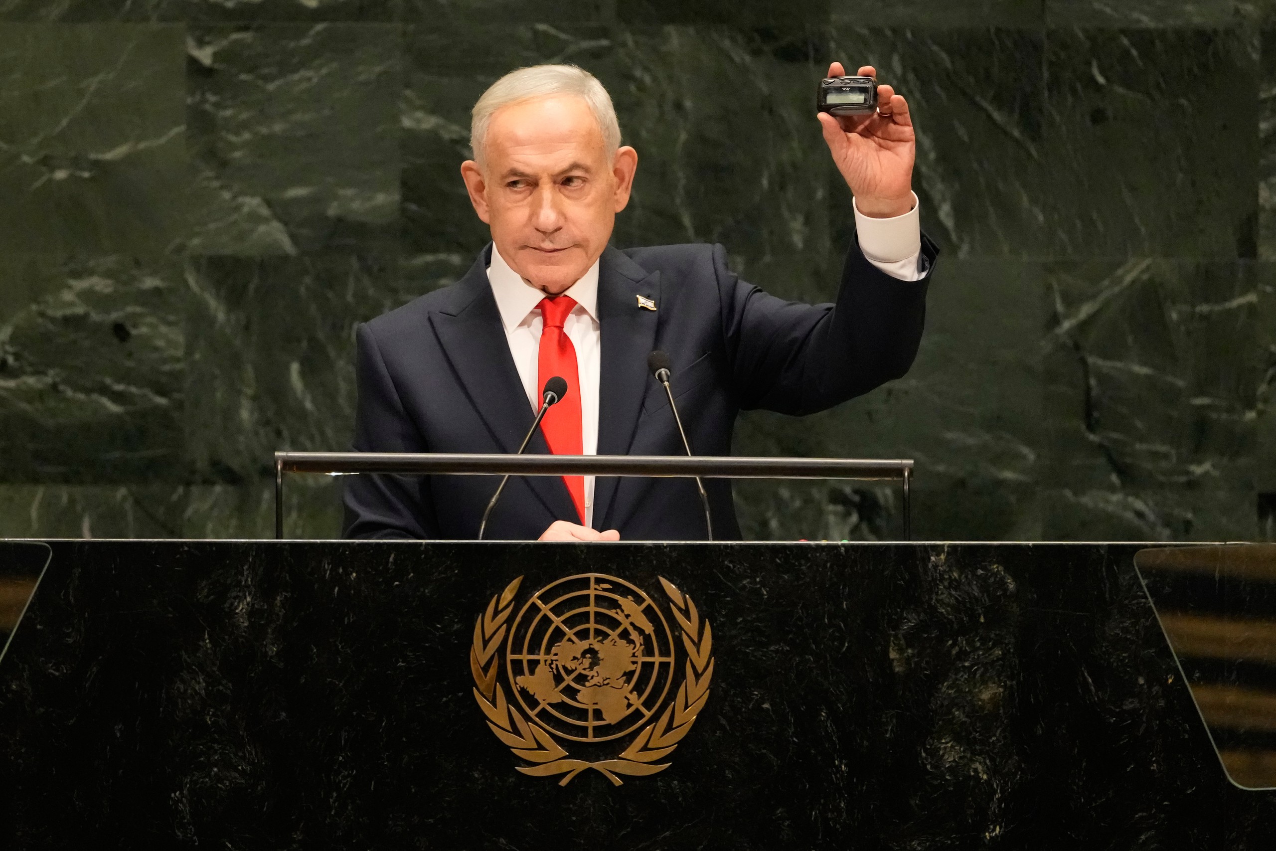 Ông Netanyahu mang ‘máy nhắn tin tử thần’ tới Liên hợp quốc - Ảnh 1.