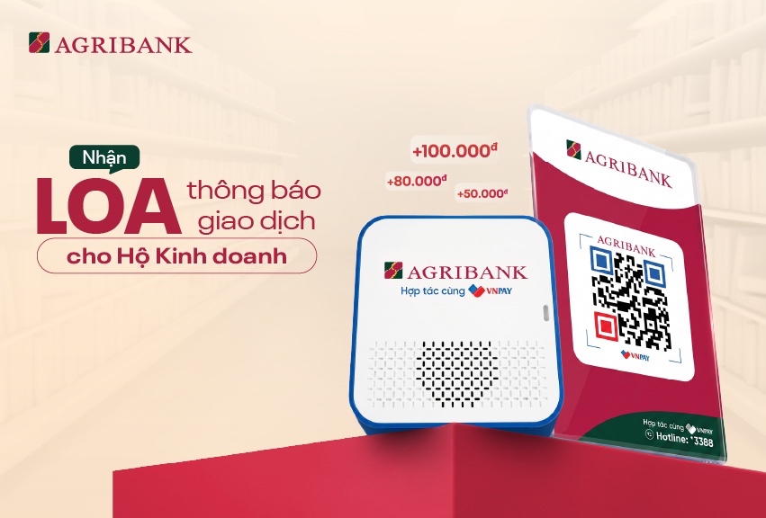 Đăng ký tài khoản Hộ kinh doanh Agribank, nhận ngay loa báo giao dịch - Ảnh 1.