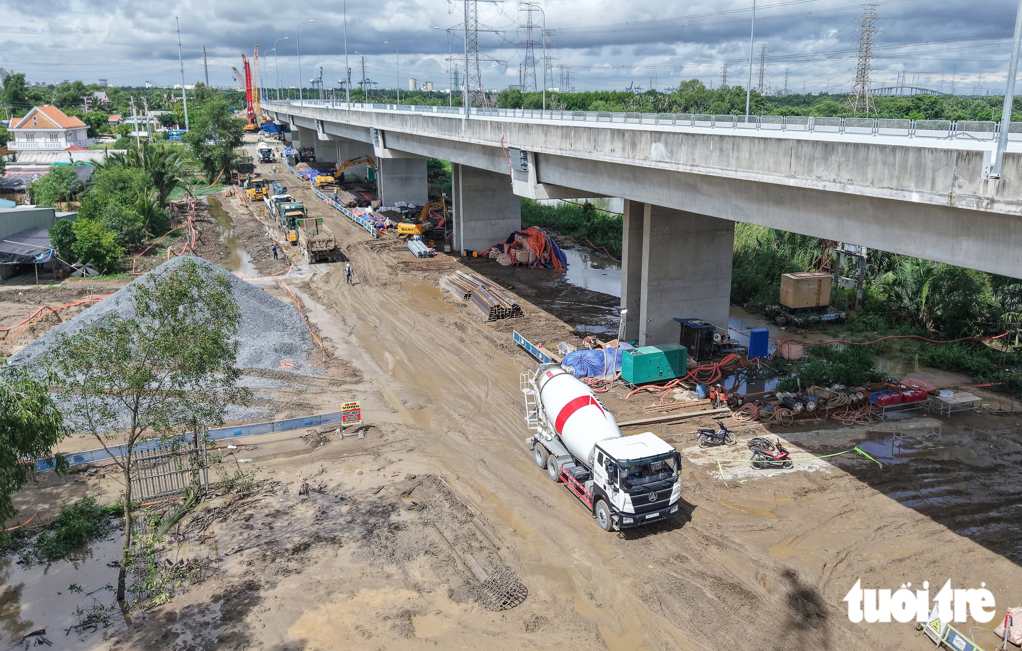 Ngắm cao tốc Bến Lức - Long Thành trước ngày thông xe toàn tuyến - Ảnh 14.