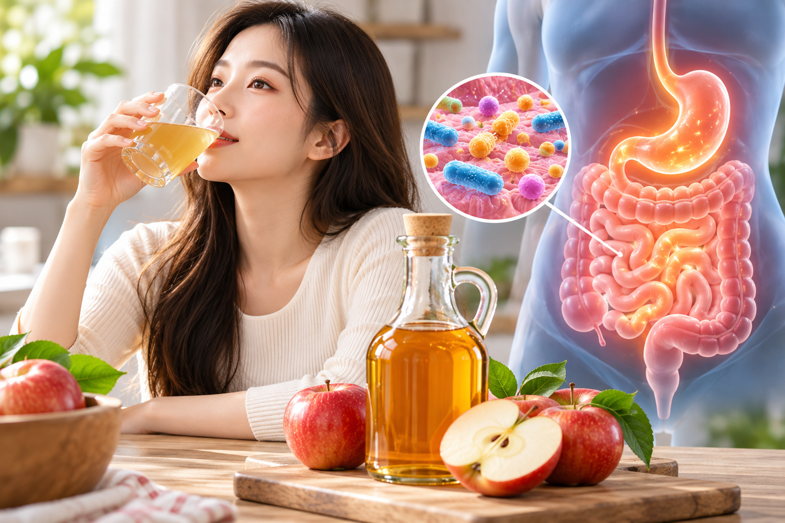 Uống giấm táo để tốt cho tiêu hóa: Sự thật có giống lời đồn? - Ảnh 1.