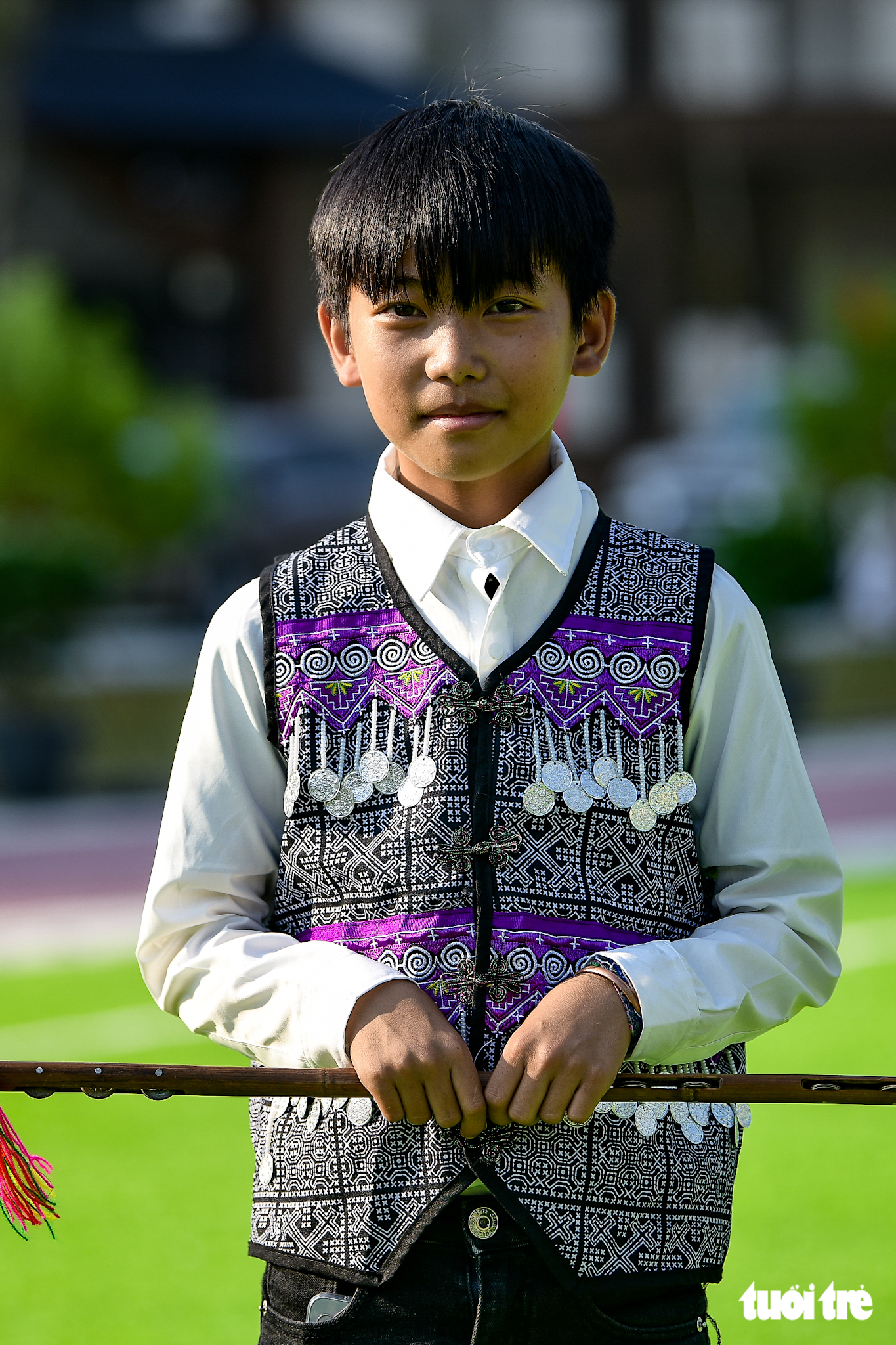 Hình ảnh ngôi trường mang sắc màu dân tộc Mông, Dao ở vùng biên Lào Cai trước ngày khai giảng - Ảnh 9.