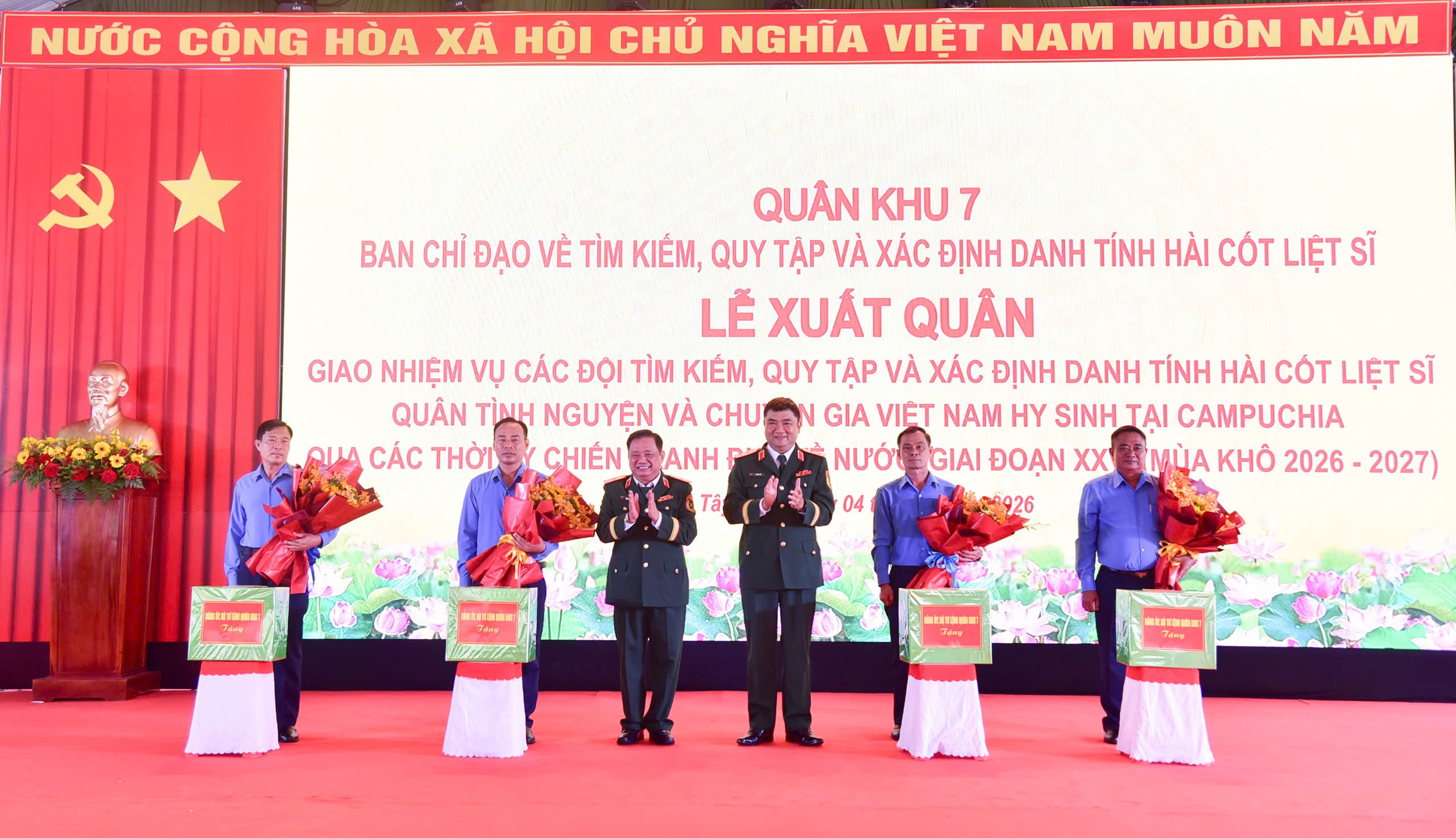 Quân khu 7 dự kiến quy tập 761 hài cốt liệt sĩ tại Campuchia trong mùa khô 2026-2027 - Ảnh 1.