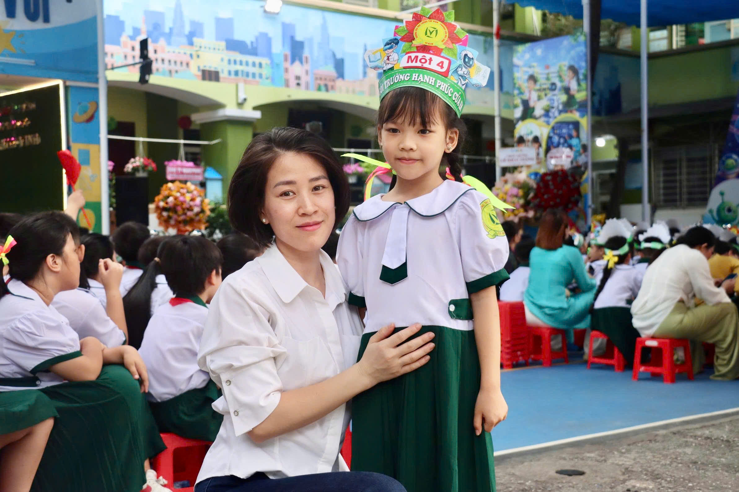 Trường tiểu học Lương Thế Vinh hướng tới đưa tiếng Anh thành ngôn ngữ thứ hai - Ảnh 2.