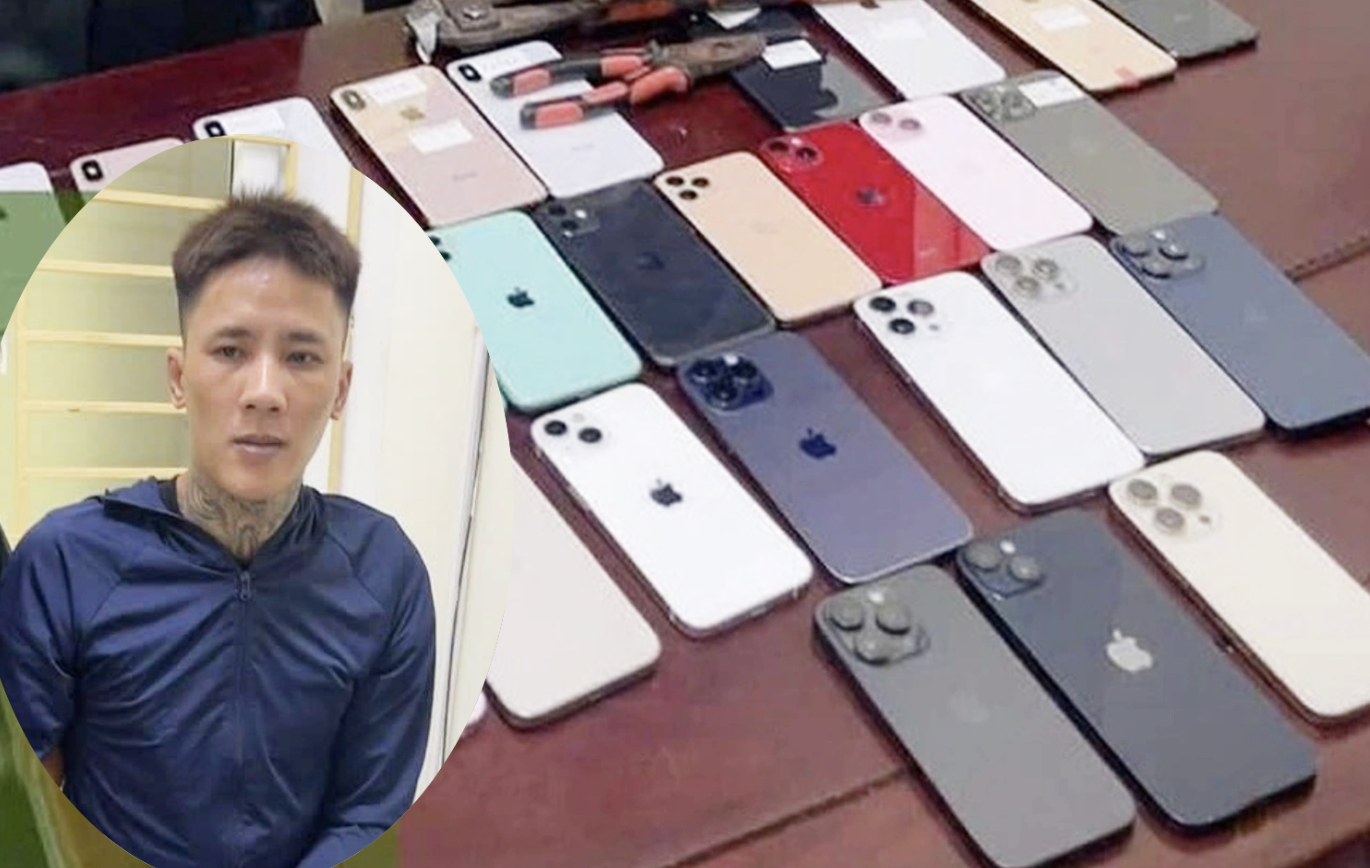 Kẻ trộm 29 iPhone chạy xe máy không biển số bị bắt sau 30 phút - Ảnh 1.