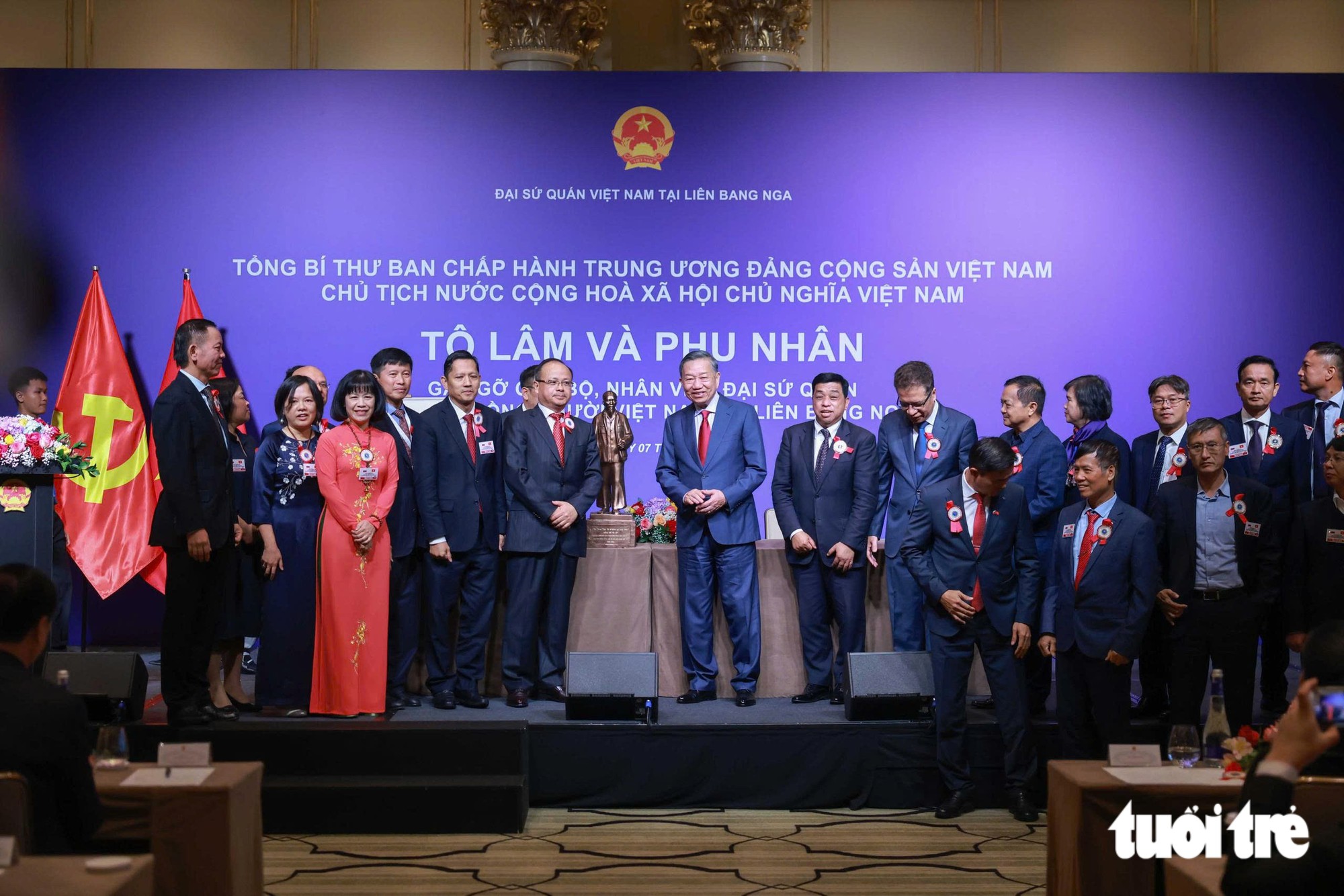 Tổng Bí thư, Chủ tịch nước Tô Lâm gặp kiều bào Nga, kêu gọi hưởng ứng Nghị quyết 23 - Ảnh 10.