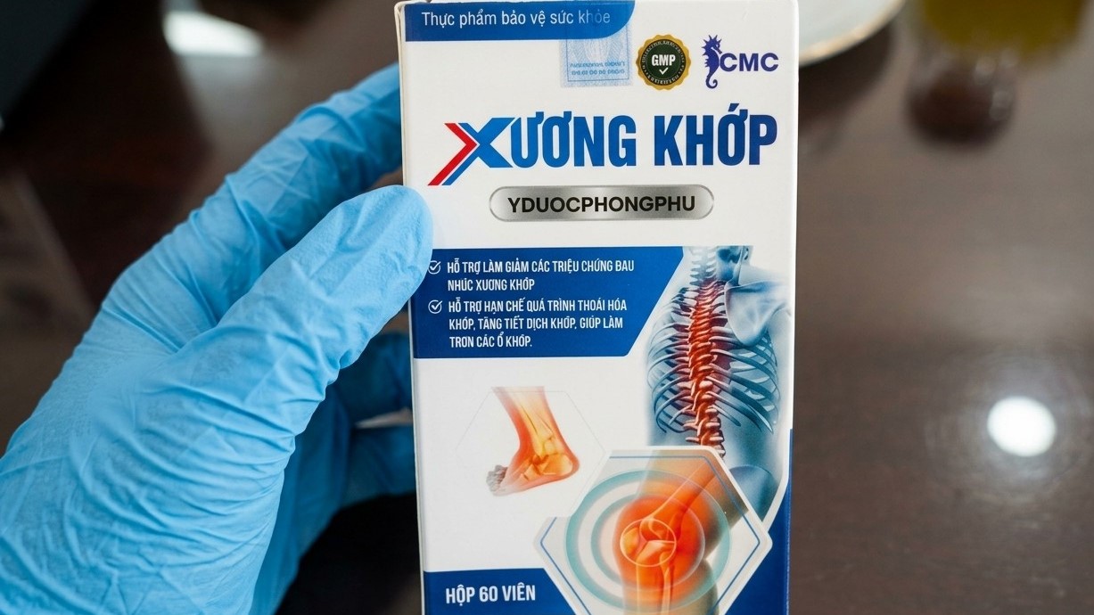 Phát hiện sốc: Thực phẩm bảo vệ xương khớp nhưng không có chất hỗ trợ xương khớp như công bố - Ảnh 1.