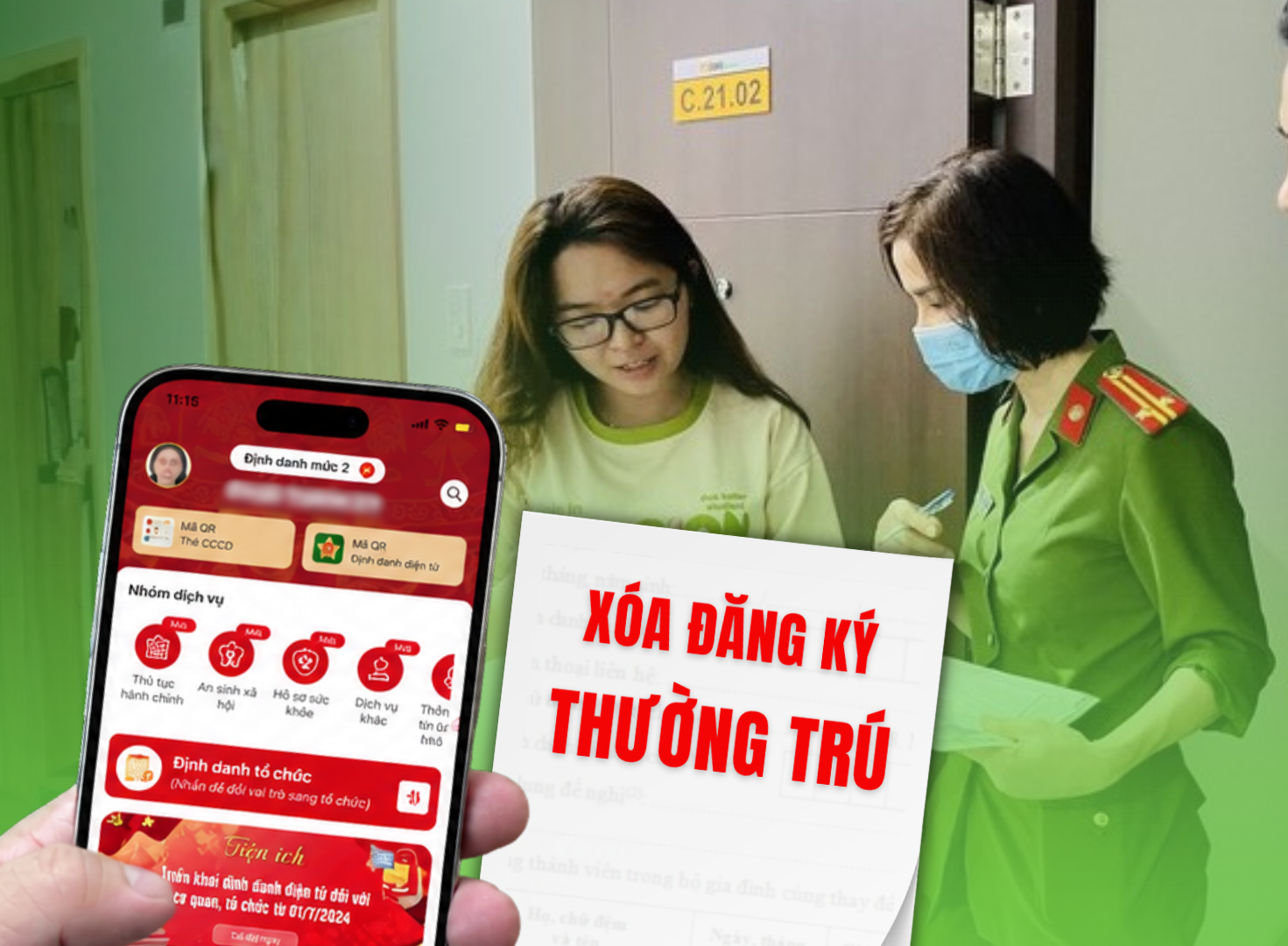 Hướng dẫn thủ tục XÓA THƯỜNG TRÚ LÀM TRÊN VNEID nhanh chóng ai cũng làm được - Ảnh 1.