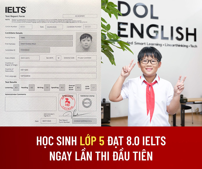 Phương pháp Linearthinking giúp bé 10 tuổi đạt 8.0 IELTS