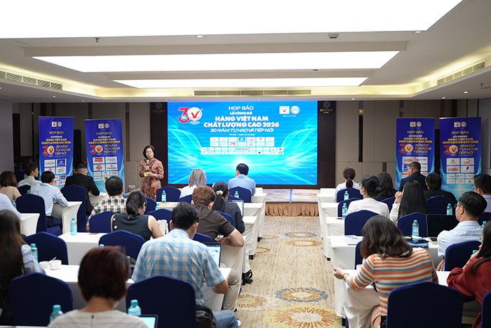 Công bố Hàng Việt Nam chất lượng cao 2026 với 581 doanh nghiệp được bình chọn