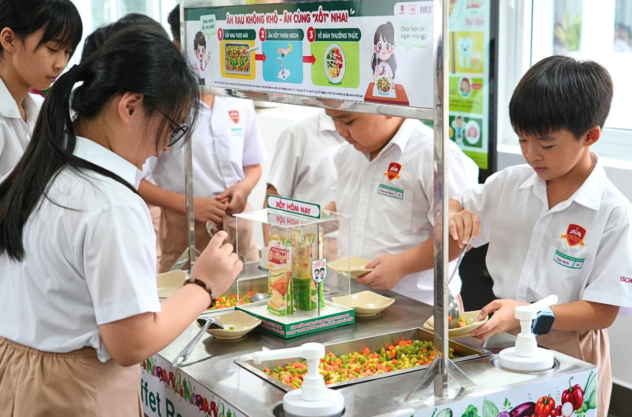Ajinomoto Việt Nam triển khai sáng kiến Quầy Buffet Rau Củ