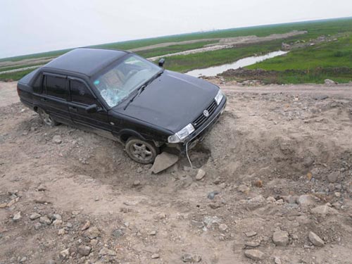 Lái xe tông bà cụ rồi chôn sống