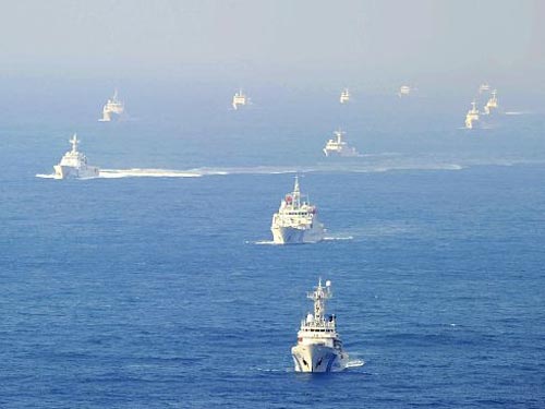 11 tàu công vụ Trung Quốc đến gần Senkaku