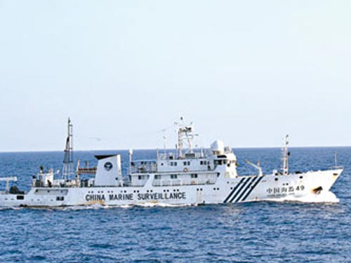 Tàu Hải giám Trung Quốc lại đến gần Senkaku