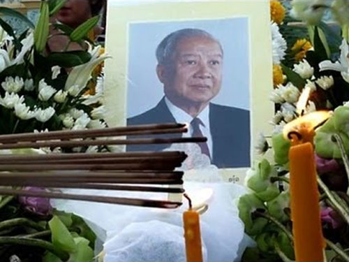Campuchia tiễn đưa cựu quốc vương Sihanouk