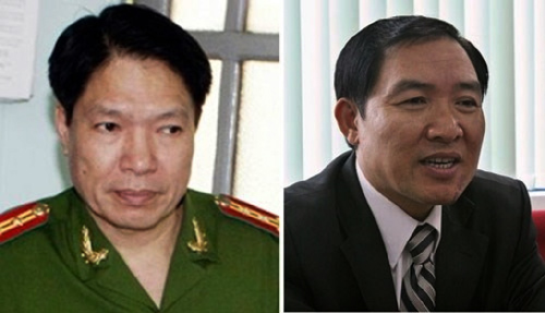 
	Dương Tự Trọng (tr&aacute;i) c&ugrave;ng 6 đồng phạm sẽ bị đưa ra x&eacute;t xử về tội tổ chức cho anh trai l&agrave; Dương Ch&iacute; Dũng (phải) trốn ra nước ngo&agrave;i