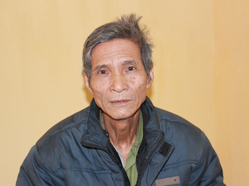 &Ocirc;ng Ho&agrave;ng Văn Miễn tại cơ quan điều tra