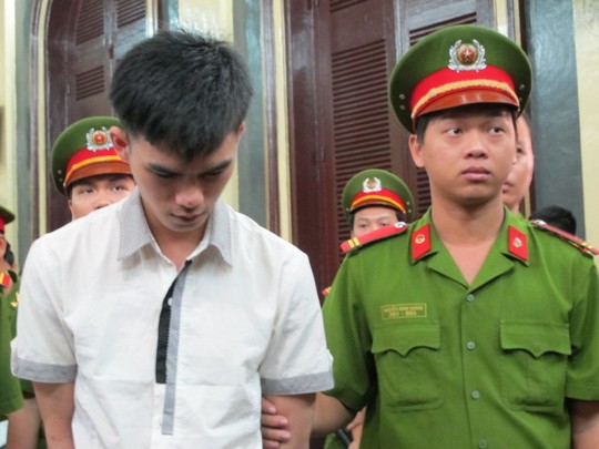 Bị cáo Trúc sau khi tuyên án tử