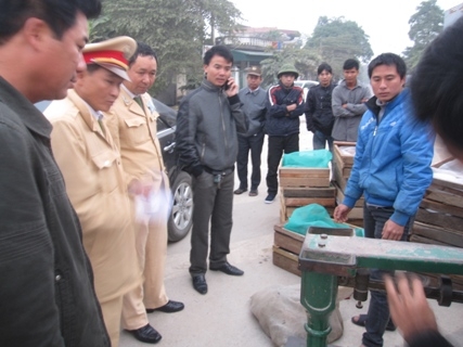 Phát hiện xe khách chở 50 kg rắn cực độc