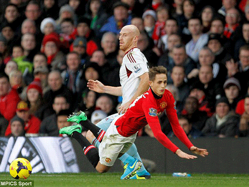 
	Tiền vệ trẻ Adnan Januzaj ăn vạ lộ liễu&hellip;