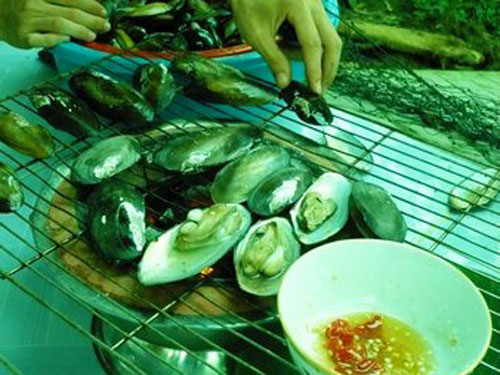 Chang chang nướng than
