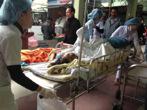 Chị Tiên tử vong ngày 25-12 do bị chém bị thương và bị đốt xăng gây bỏng quá nặng