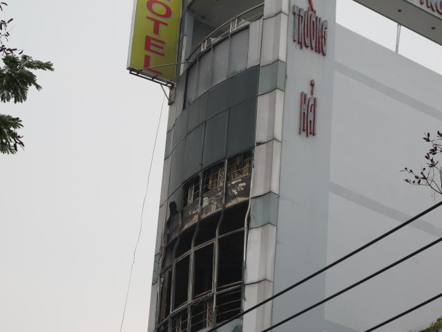 Nhiều vật dụng bị thiêu rụi