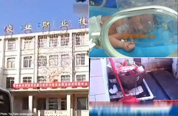 Sinh viên đẻ lén trong nhà vệ sinh