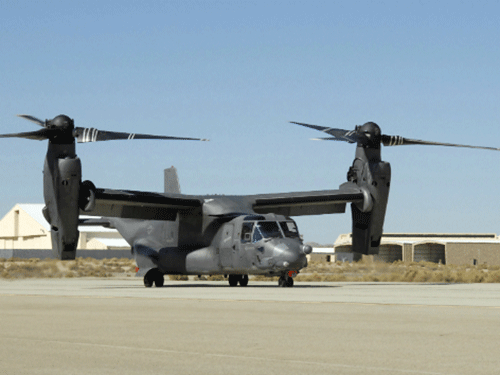 
	Ba chiếc m&aacute;y bay CV-22 Ospreys bị tấn c&ocirc;ng ở Nam Sudan