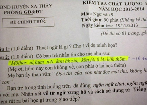 Đọc tin nhắn con như đọc mật thư!