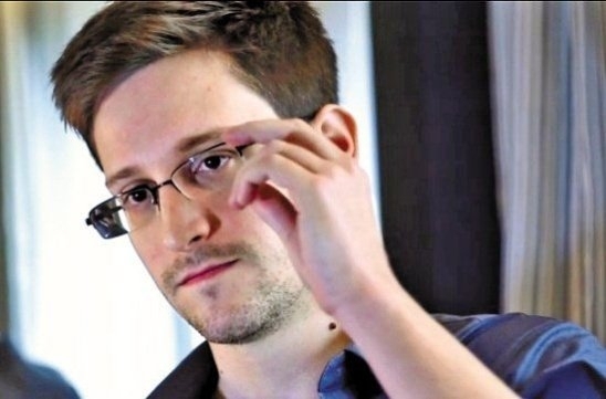 Người thổi c&ograve;i Edward Snowden. Ảnh: CNTV