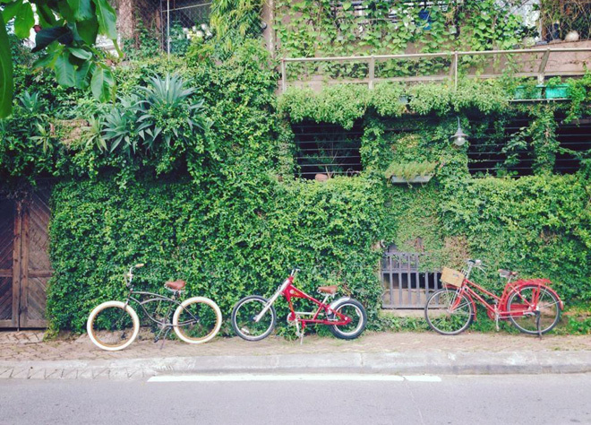 Từ đường Thanh Ni&ecirc;n rẽ v&agrave;o lối nhỏ ven hồ T&acirc;y, ng&ocirc;i nh&agrave; c&oacute; mặt ngo&agrave;i phủ k&iacute;n c&acirc;y xanh từ l&acirc;u l&agrave; điểm thu h&uacute;t c&aacute;c bạn trẻ, uy&ecirc;n ương tới chụp h&igrave;nh cưới. Ảnh: Đo&agrave;n Mạnh.