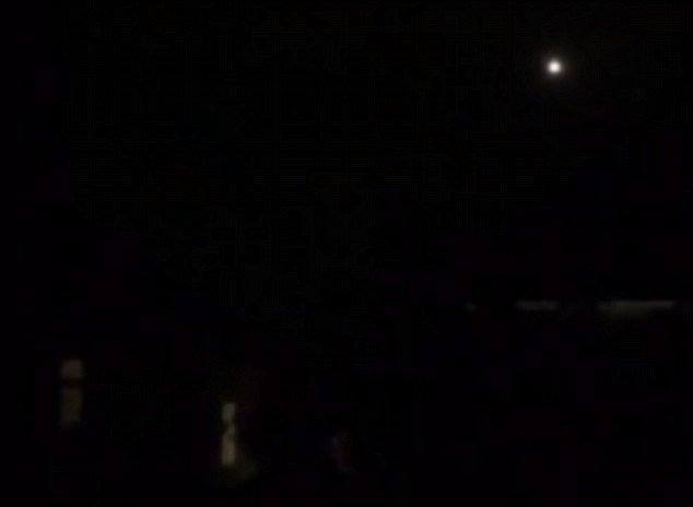 Unexplained: The couple are adamant that the light could not have been the moon or a passing plane