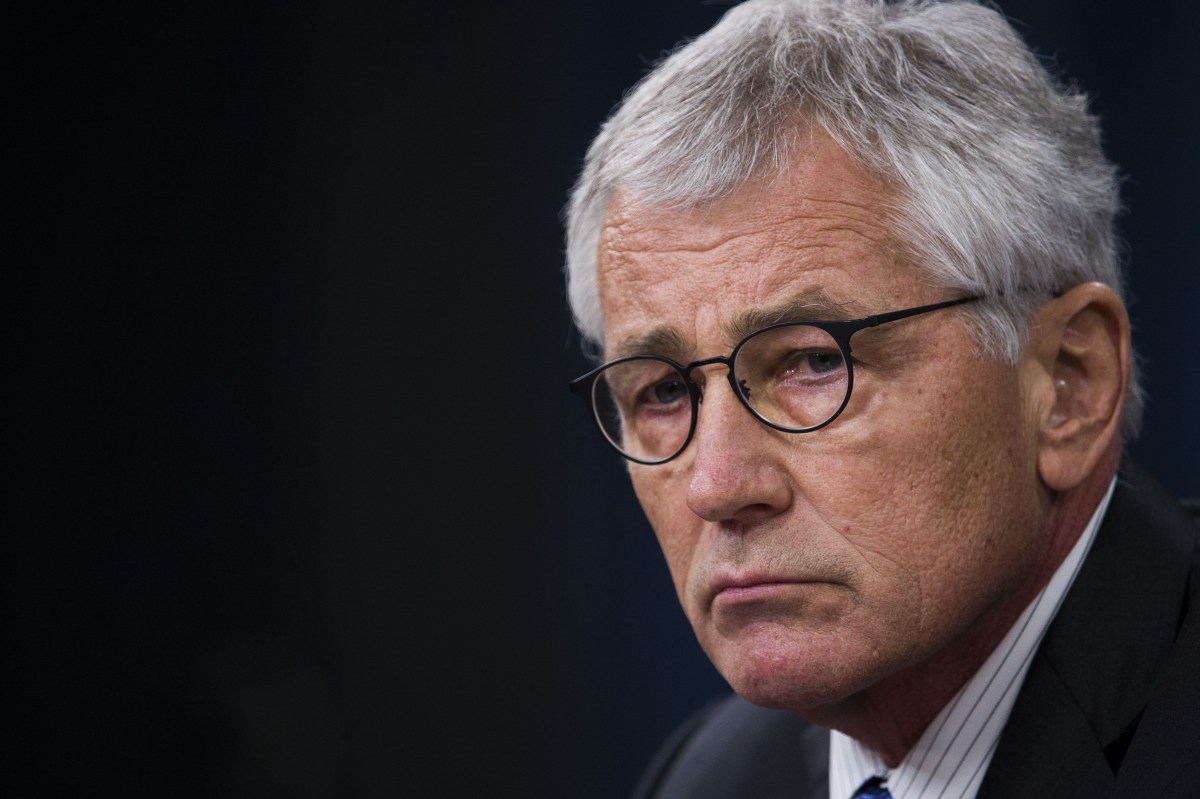 trưởng Quốc ph&ograve;ng Mỹ Chuck Hagel. Ảnh: Time