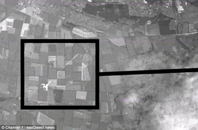 It was claimed that the mysterious source who provided the images concluded they showed how a Mig-29 fighter plane (pictured) destroys the Boeing passenger plane