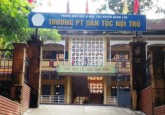 Ngôi trường nơi ông Đỗ Hồng Đãi công tác