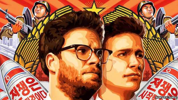 Sony dừng ph&aacute;t h&agrave;nh phim The Interview v&igrave; bị tin tặc tấn c&ocirc;ng. Ảnh: Sony Pictures