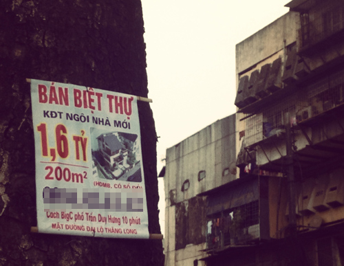 Biệt thự trăm mét rẻ hơn chung cư