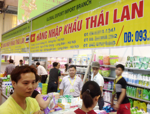 H&agrave;ng Th&aacute;i Lan đổ bộ v&agrave;o Việt Nam. (Ảnh:D.Anh)