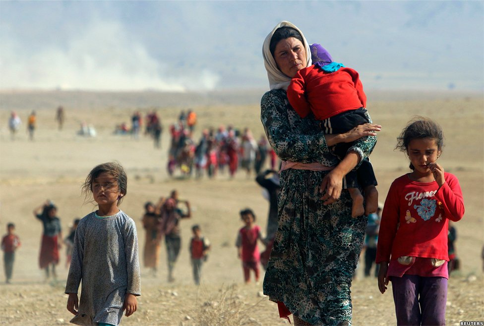 Làng thiểu số Yazidi ở phía Bắc Iraq bị IS tàn sát