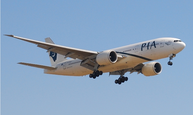 M&aacute;y bay của h&atilde;ng h&agrave;ng kh&ocirc;ng PIA - Pakistan. Ảnh: Wikipedia
