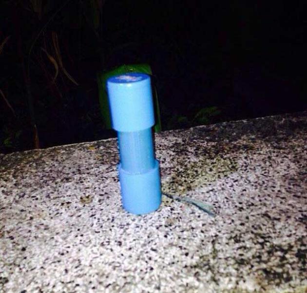 Pipe bomb//Photo : Nataphol FB