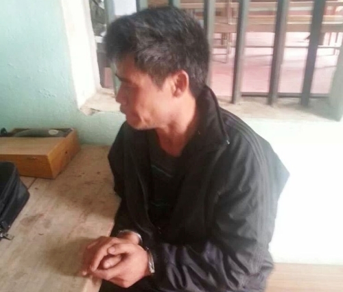 Đối tượng To&agrave;n bị bắt giữ sau m&agrave;n lừa đảo bất th&agrave;nh.