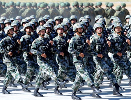 Qu&acirc;n Giải ph&oacute;ng Nh&acirc;n d&acirc;n Trung Quốc (PLA). Ảnh: T&acirc;n Hoa X&atilde;