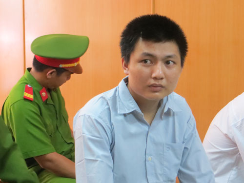 Nguyễn Ngọc T&agrave;i tại phi&ecirc;n ph&uacute;c thẩm