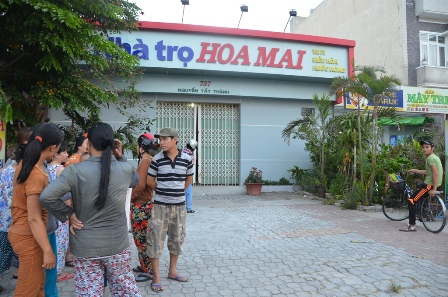 Nh&agrave; trọ Hoa Mai nơi xảy ra vụ &aacute;n mạng kinh ho&agrave;ng